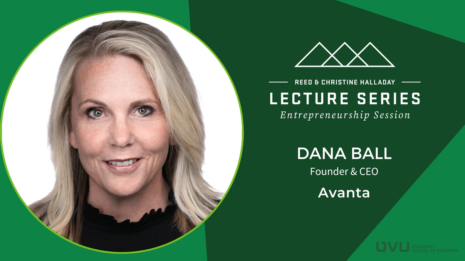 Dana Ball @ UVU Lecture Series